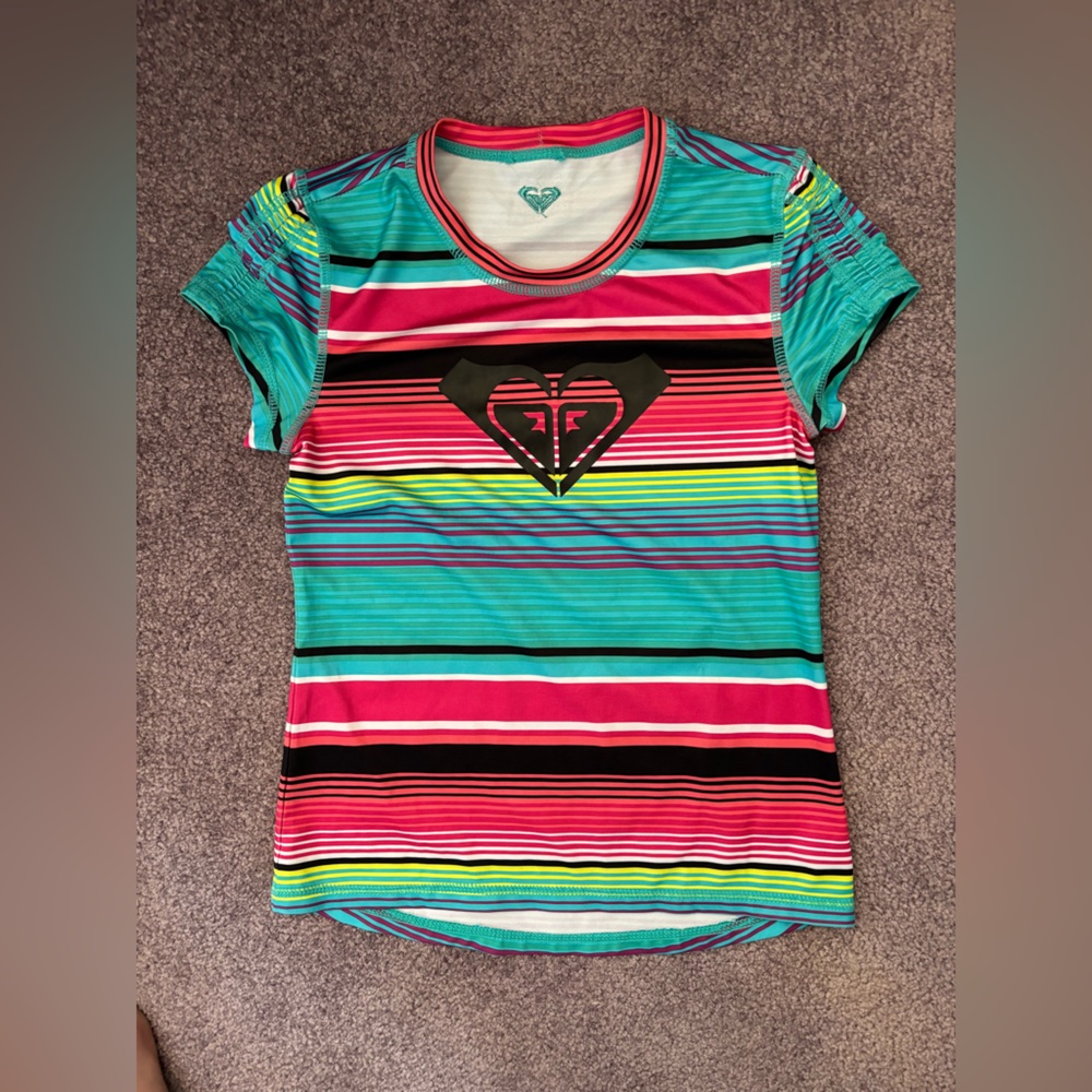 🔮 5/$25 Roxy Kids Active T-Shirt/Swim Material